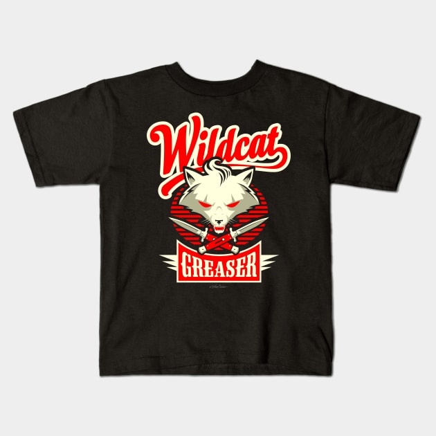 Wildcat Kids T-Shirt by nanobarbero